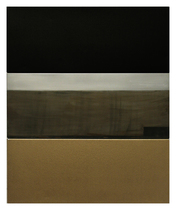 Bandera # 1    técnica mixta sobre baldas metálicas                              900x750 mm.