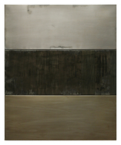 Bandera # 3         técnica mixta sobre baldas metálicas                         900x750 mm.